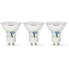 Nedis LED-Spot LBGU10P163P3 4,5 W GU10 warmweiß 3 St.