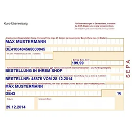 Markt + Technik SEPA Überweisungs Druckerei 8 DE Win