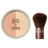 Pixi Beauty Blush Duo + Kabuki Peach Honey 10.21 g / 1 kg)