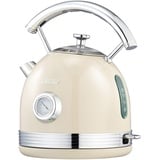 Wiltal Wasserkocher Retro, Edelstahl Design-Wasserkocher aus Elektrischer, Toaster Wasserkocher set Retro, 2200 W, 1,8 Liter, Ideal für Tee, Kaffee, Babynahrung, BPA frei...