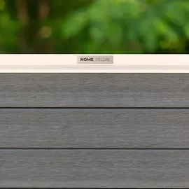 Home Deluxe WPC Sichtschutzzaun CALLADO - 4 x Element + 6 x Pfosten
