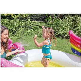 Intex Mystic Unicorn Planschbecken 272 x 193 x 104 cm