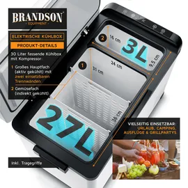 Brandson Outdoor Kühlbox weiß