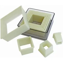 Esmeyer 1 x SCHNEIDER Ausstechersatz Quadrat, glatt 0