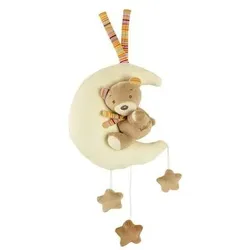 FEHN 160185 Spieluhr Teddy auf Mond