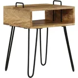 vidaXL Nachtschrank Massivholz Mango 40 x 34 x 47 cm Braun