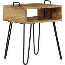 vidaXL Nachtschrank Massivholz Mango 40 x 34 x 47 cm Braun