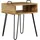 vidaXL Nachtschrank Massivholz Mango 40 x 34 x 47 cm Braun