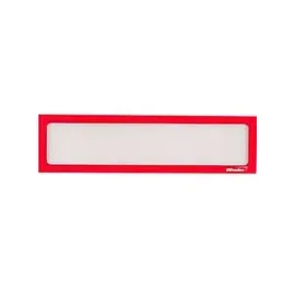 Ultradex Infotasche magnetisch für Überschriften A4quer/A3hoch rot 5 St.