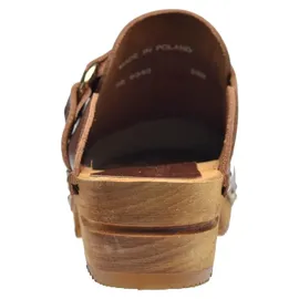 Sanita Wood-Lillen Open Clog Brown Gr.35 | 35