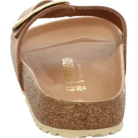 Birkenstock Madrid Big Buckle Nubukleder geölt schmal cognac 37