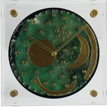 EUROTIME Tischuhr 56000-99 gold/grün
