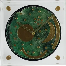 EUROTIME Tischuhr 56000-99 gold/grün