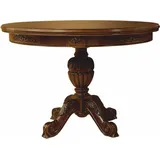 Casa Padrino Luxus Barock Esstisch Dunkelbraun 120-160 cm - Barock Esszimmer Möbel