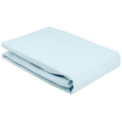 Elegante Softes Jersey Spannbetttuch - 100x200cm	ciel