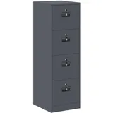 vidaXL Aktenschrank 44 x 50 x 106,5 cm Anthrazit