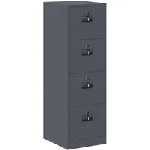 vidaXL Aktenschrank 44 x 50 x 106,5 cm Anthrazit