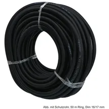 Rehau Schutzrohr Dn 29, für Rohre 25mm, Bund 25m, Schwarz