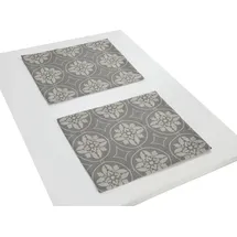 ADAM Audio Platzset "Romantic Puligny Light" Gr. 1, grau (dunkelgrau), B:30cm L:40cm, Obermaterial: 100% Baumwolle, Platzsets