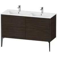 Duravit XViu Waschtisch-Unterschrank XV44850B269 128x48x59,4cm, 4 Auszüge, stehend, schwarz