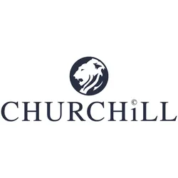 Churchill Super Vitrified Stonecast Barley White Schale Tief Coup 24,8cm, 12 Stück, Rund