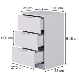 Vicco Nachtschrank Fino 37,6 x 61,8 x 35 cm Weiß