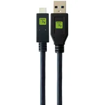 TECHLY USB3.1 Kabel Stecker Typ-A - USB Typ-C Schwarz 0,5 m
