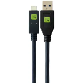 TECHLY USB3.1 Kabel Stecker Typ-A - USB Typ-C Schwarz 0,5 m