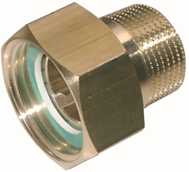 Syr - Sasserath Verschraubung 0812.20.900 G 3/4, rohgelb