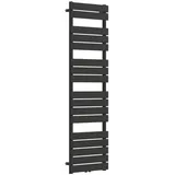 neu.haus Handtuchheizkörper Voss 500 x 1600 mm 844 W schwarz Mittelventil