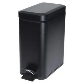 Mojawo Metall Mülleimer 5 l Schwarz