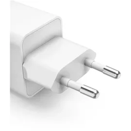 Hama Schnellladegerät GaN 2x USB-C PD 40 W Weiß