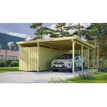Weka Carport 607 Gr. 3 inkl. XXL Geräteraum 4,78 x 5,79 m kdi