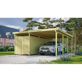 Weka Carport 607 Gr. 3 inkl. XXL Geräteraum 4,78 x 5,79 m kdi