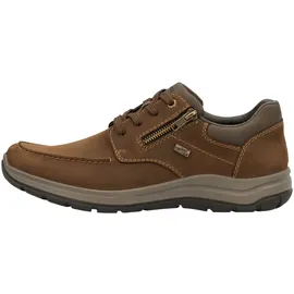 Rieker Schnürschuh braun / dunkelgrau 45