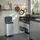 Curver Duo 23+23L Abfallbehälter mit Pedal - Silber