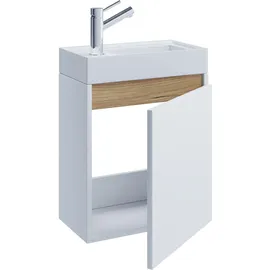 VCM 2 tlg. Hängeschrank Gäste-WC Waschbecken Softclose Cosila