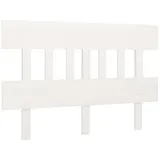 vidaXL Kopfteil Weiß 183,5x3x81 cm Massivholz Kiefer