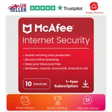 McAfee Internet Security Antivirus-Sicherheit Lizenz(en)