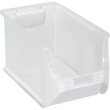Allit ProfiPlus Box 4H, transparent Stapelsichtbox, PP, V: 9,8 L,Lagersichtbox, Sichtbox, Lagerbox, stapelbar,