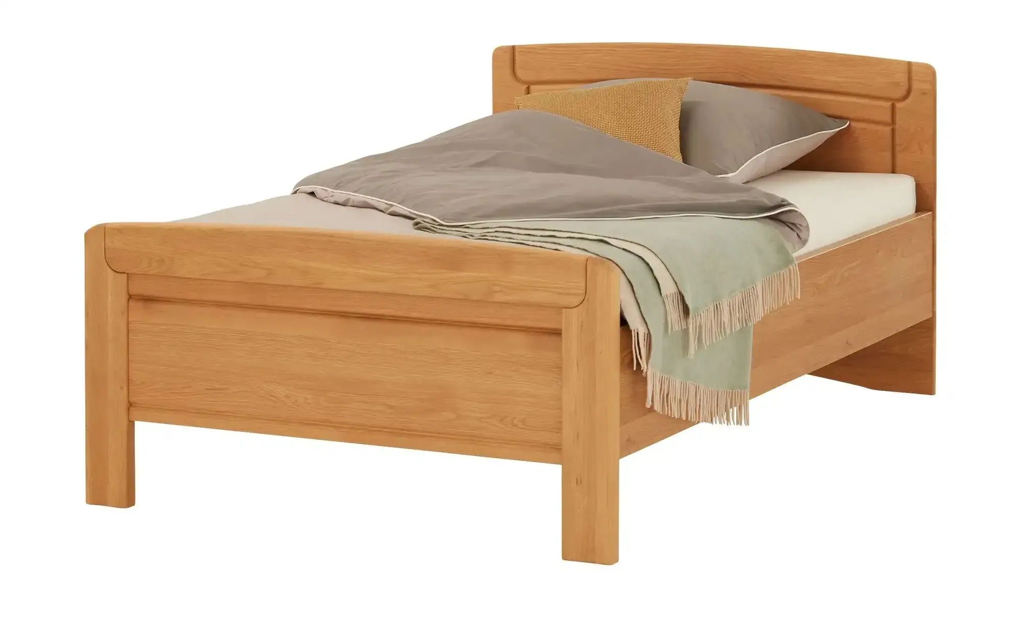 Woodford Komfortbett teilmassiv  ¦ holzfarben ¦ Maße (cm): B: 129 H: 89