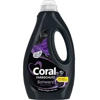 Coral FARBSCHUTZ SCHWARZ Waschmittel flüssig, 1,3 l