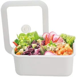 HONEYWARE Vakuum Frischhaltedose Emaille | M | 1,12L | 18 x 12 x 8,5 cm | Lebensmittel bleiben wesentlich länger frisch | schützt Lebensmittel vor Bakterien- und Pilzbefall | ohne Vakuumpumpe