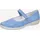 Semler Flora Weite H in blau 40