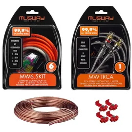 Musway MW6.5KIT Kabelkit 6 mm2 5m