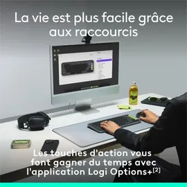 Logitech POP Icon Keys grau AZERTY