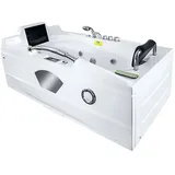 AcquaVapore Whirlpool Vollausstattung Pool Badewanne Wanne mit TV T42R-TH 92x171cm passive Schlauchreinigung