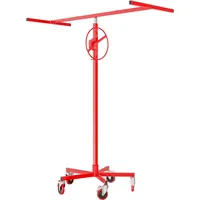 Wiltec Wiltec, Plattenheber 68kg 196-330cm Montagehilfe Paneelheber Trockenbau, Lift
