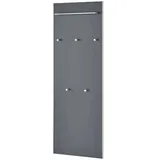Möbel Kraft Garderobenpaneel Duna 60 x 170 x 10 cm Grau