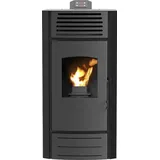 Enya Air Pelletofen A+ – 8/10/12 kW, luftgeführt, Wirkungsgrad >93%, verschiedene Farben - Black / 8 kW